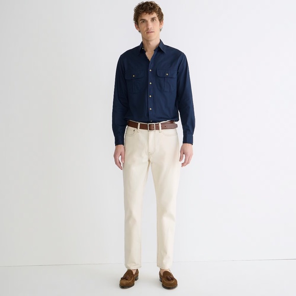 J.Crew Classic Jean in Natural Seeded Denim - 33x32 - Worn Once - Picture 6 of 9